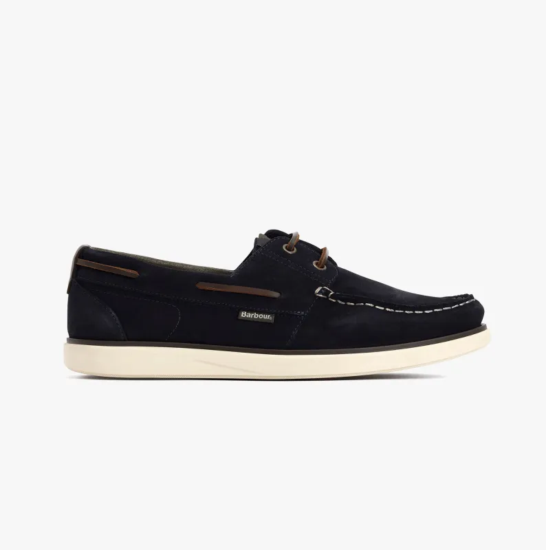 Barbour ROTHLEY Mens Boat & Deck Shoes Navy Suede made by Barbour