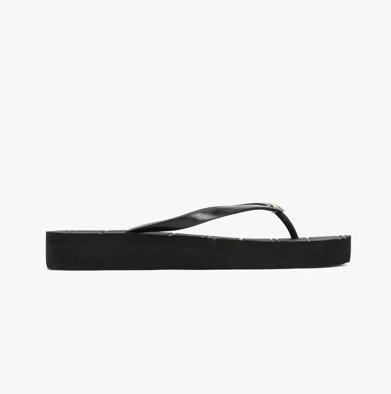 Barbour TILDA POST Womens Toe-Post Sandals Black made by Barbour