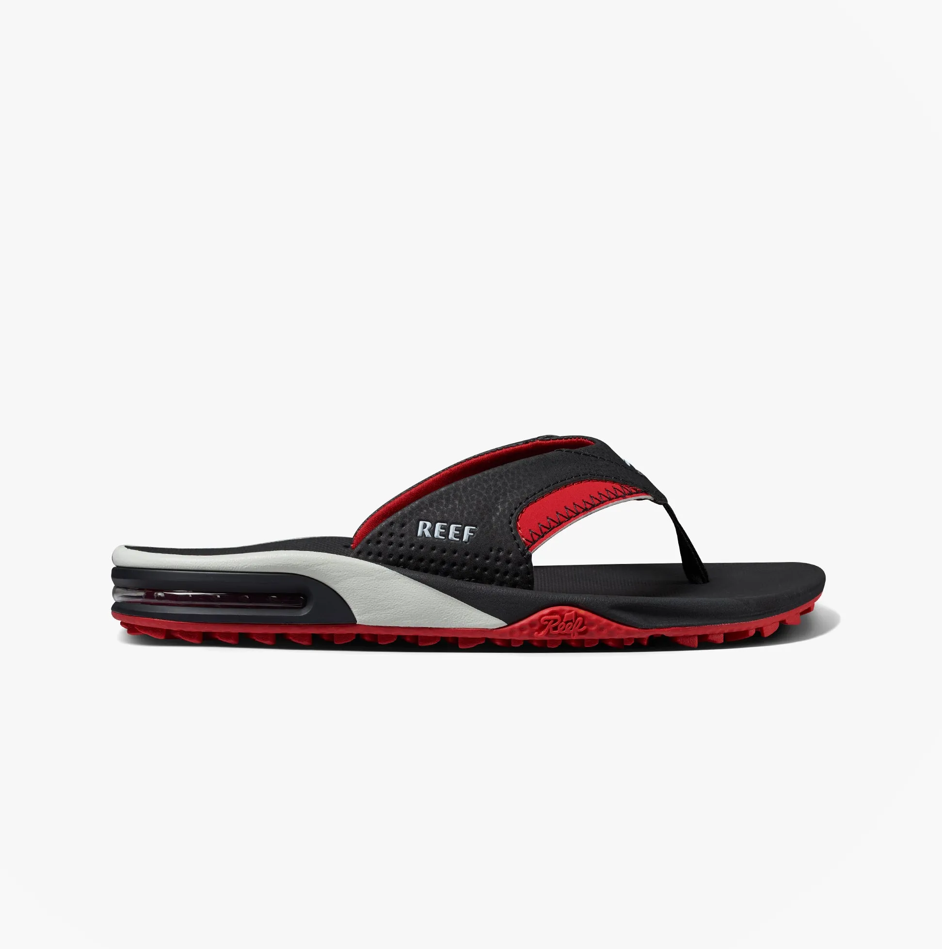 Reef FANNING PREGAME Mens Toe-Post Sandals Black/Red sold by Shuperb product image thumbnail 4