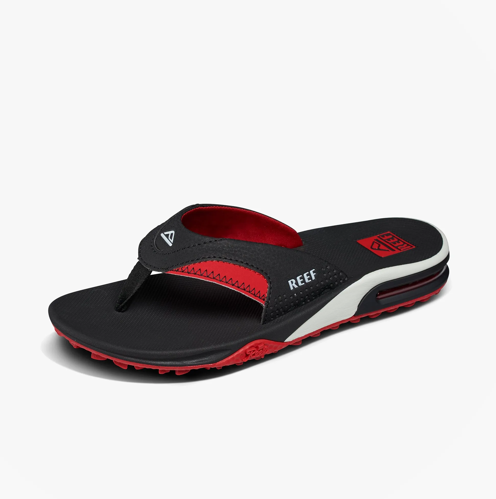 Reef FANNING PREGAME Mens Toe-Post Sandals Black/Red sold by Shuperb product image thumbnail 2