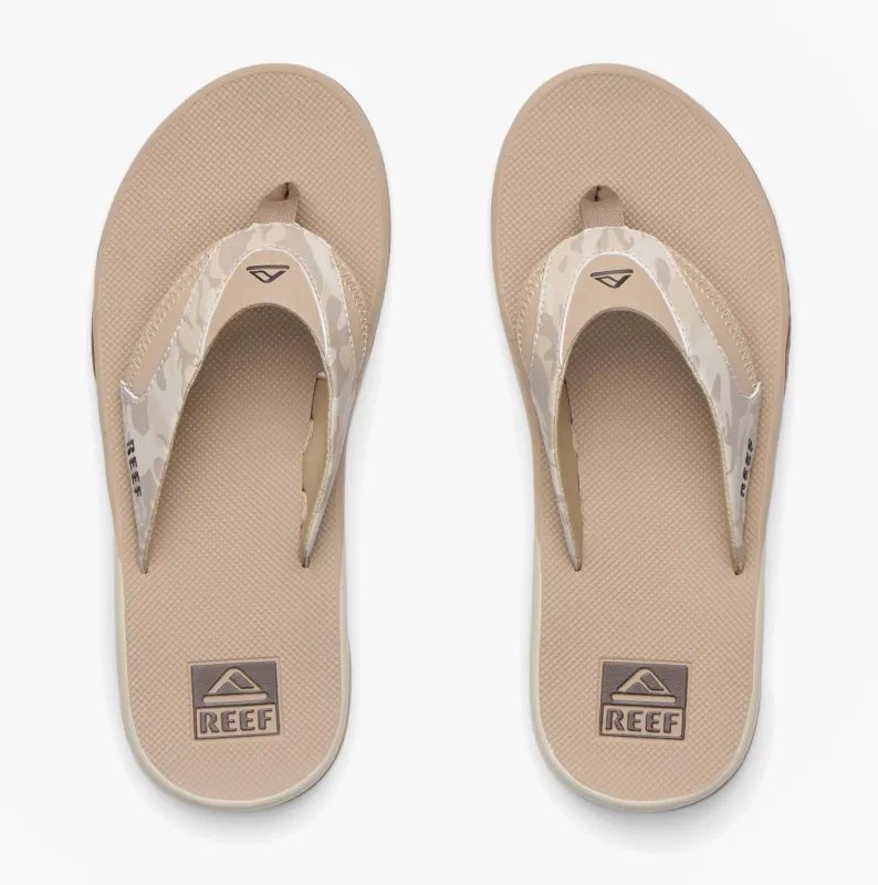 Reef FANNING Mens Toe-Post Sandals Sand Camo sold by Shuperb
