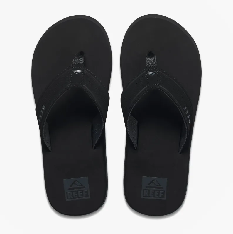Reef THE LAYBACK Mens Toe-Post Sandals Black sold by Shuperb