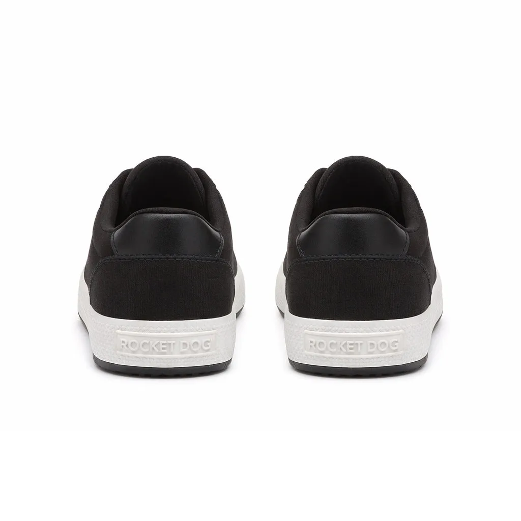 Rocket Dog CHEERY LOW 12A CANVAS Womens Canvas Trainers Black sold by Shuperb product image thumbnail 3