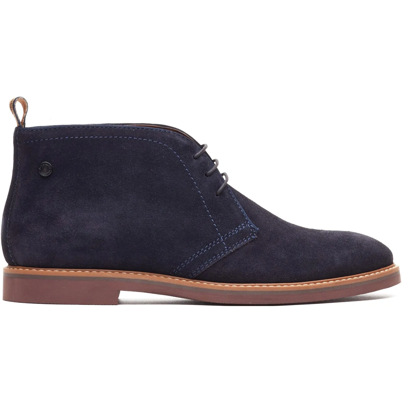 Base London CARLTON Mens Chukka Boots Navy sold by Shuperb