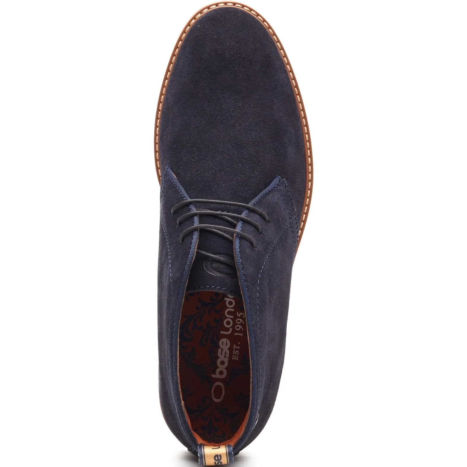 Base London CARLTON Mens Chukka Boots Navy sold by Shuperb product image thumbnail 5