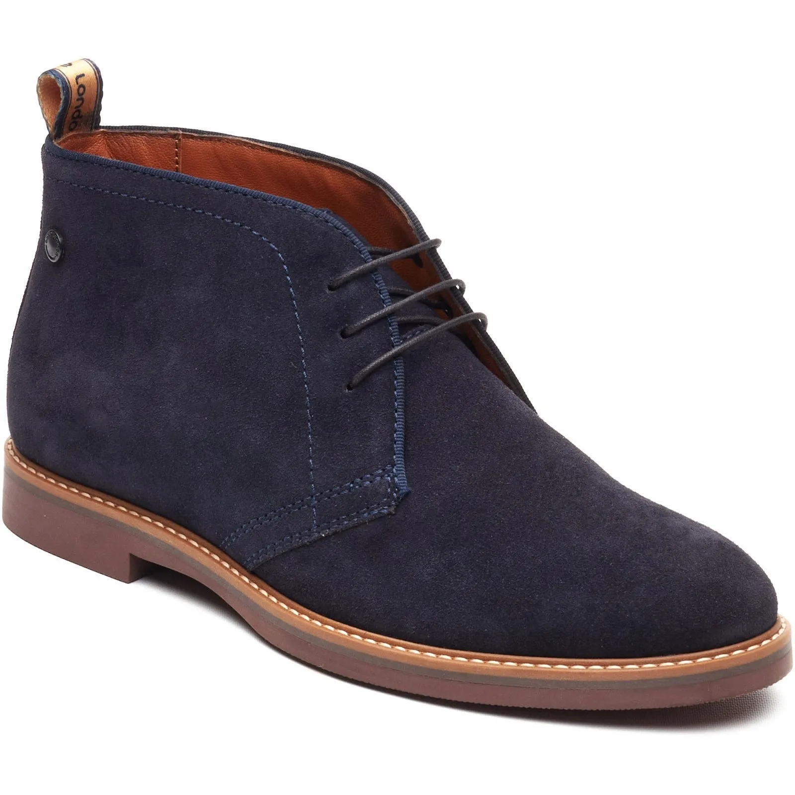 Base London CARLTON Mens Chukka Boots Navy sold by Shuperb product image thumbnail 2