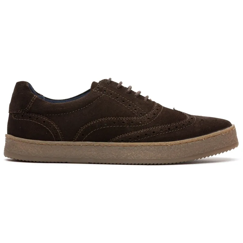 Base London CHRISTO Mens Casual Trainers Brown made by Base London