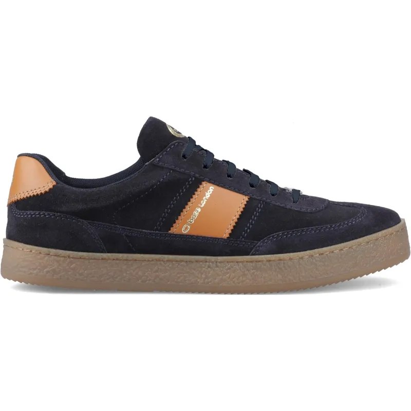 Base London BANKSY Mens Casual Trainers Navy made by Base London