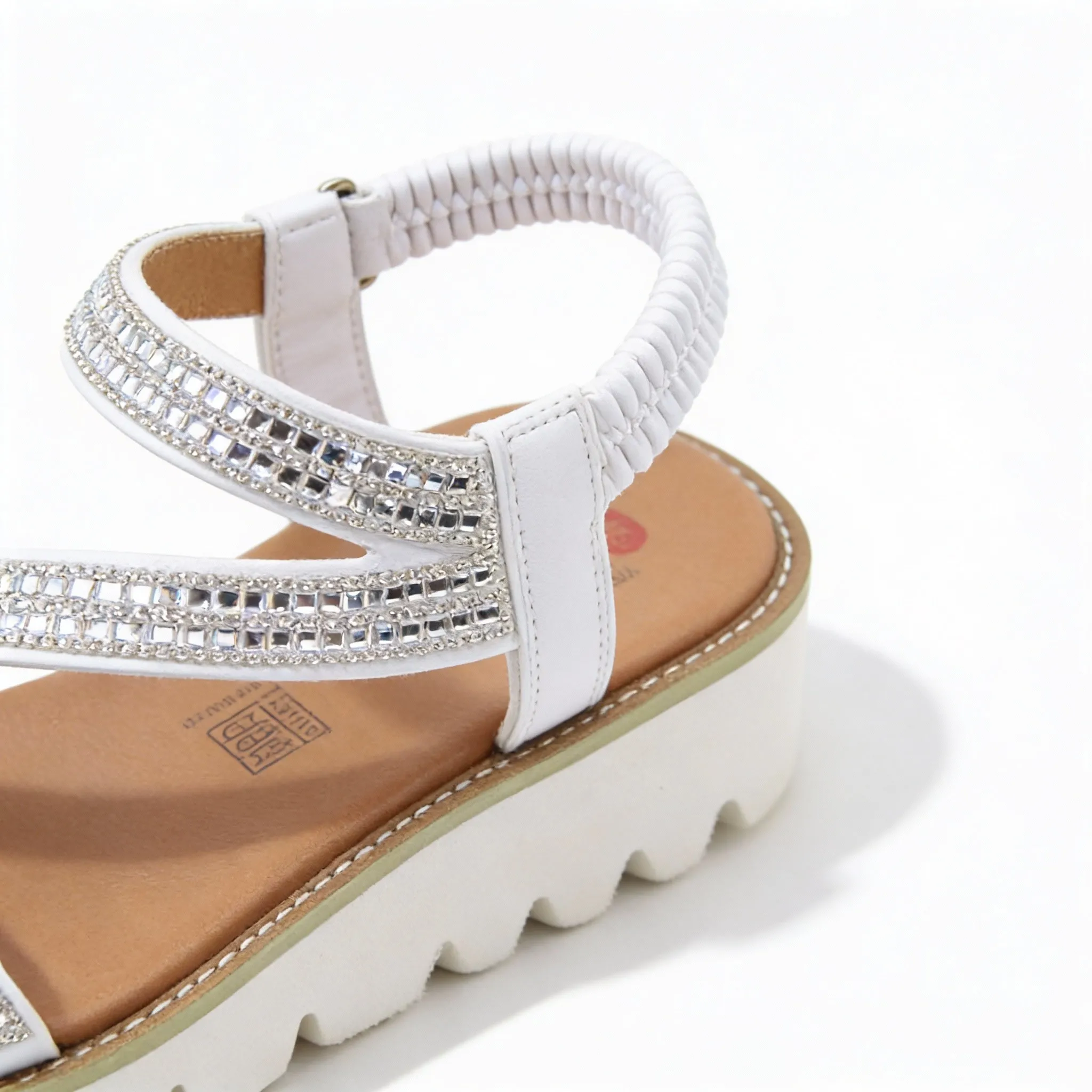 Heavenly Feet FRESCO Womens Slingback Sandals White sold by Shuperb product image thumbnail 2