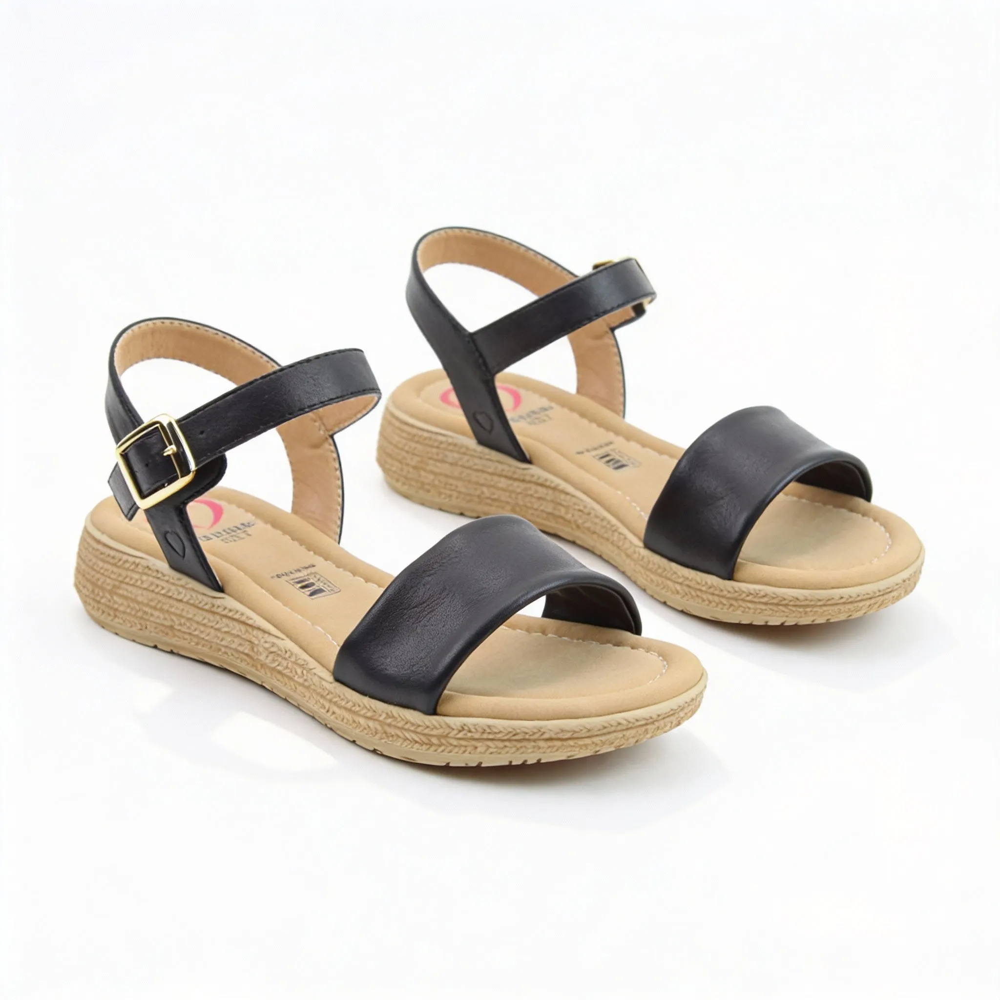 Heavenly Feet SARA Womens Platform Sandals Black sold by Shuperb product image thumbnail 5