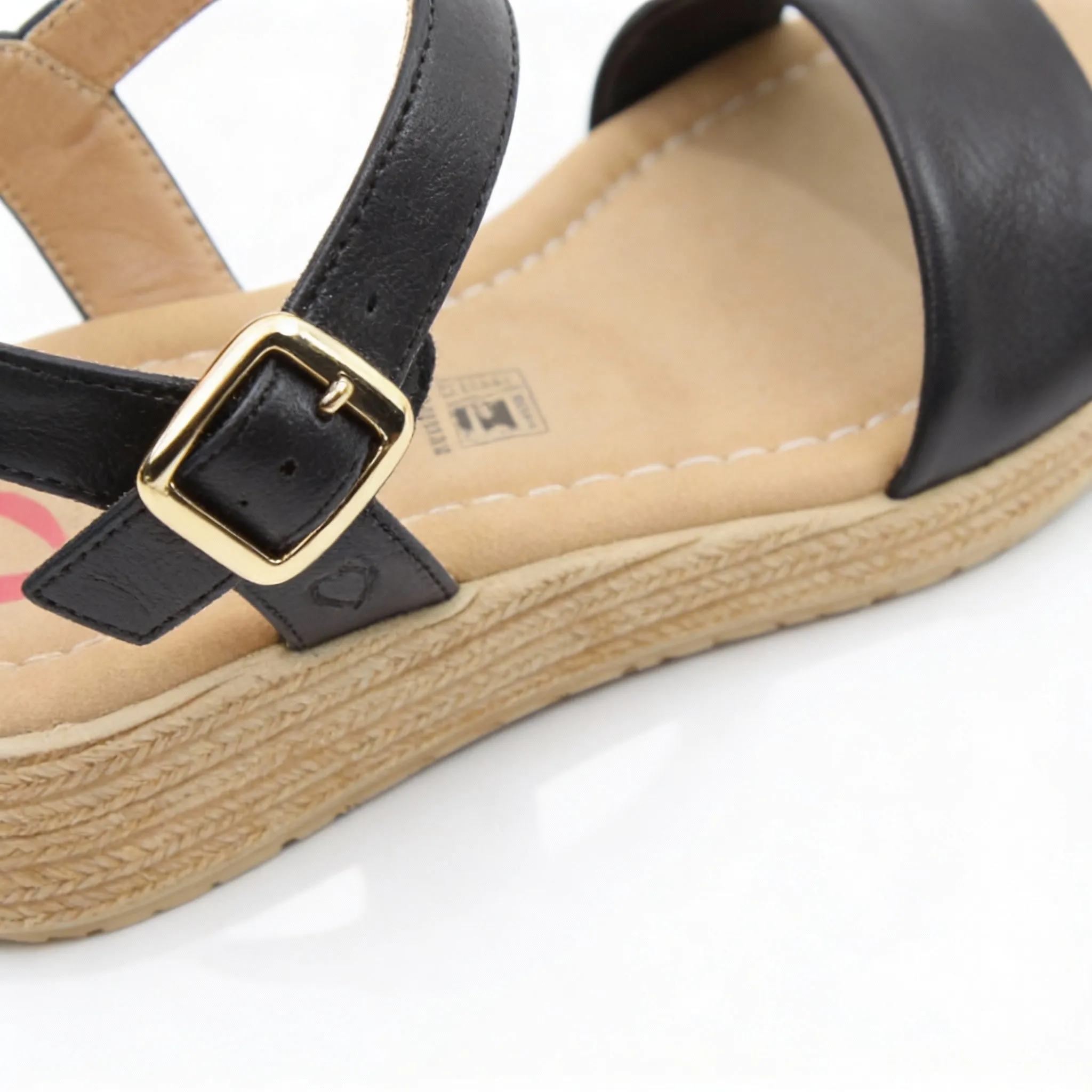 Heavenly Feet SARA Womens Platform Sandals Black sold by Shuperb product image thumbnail 4