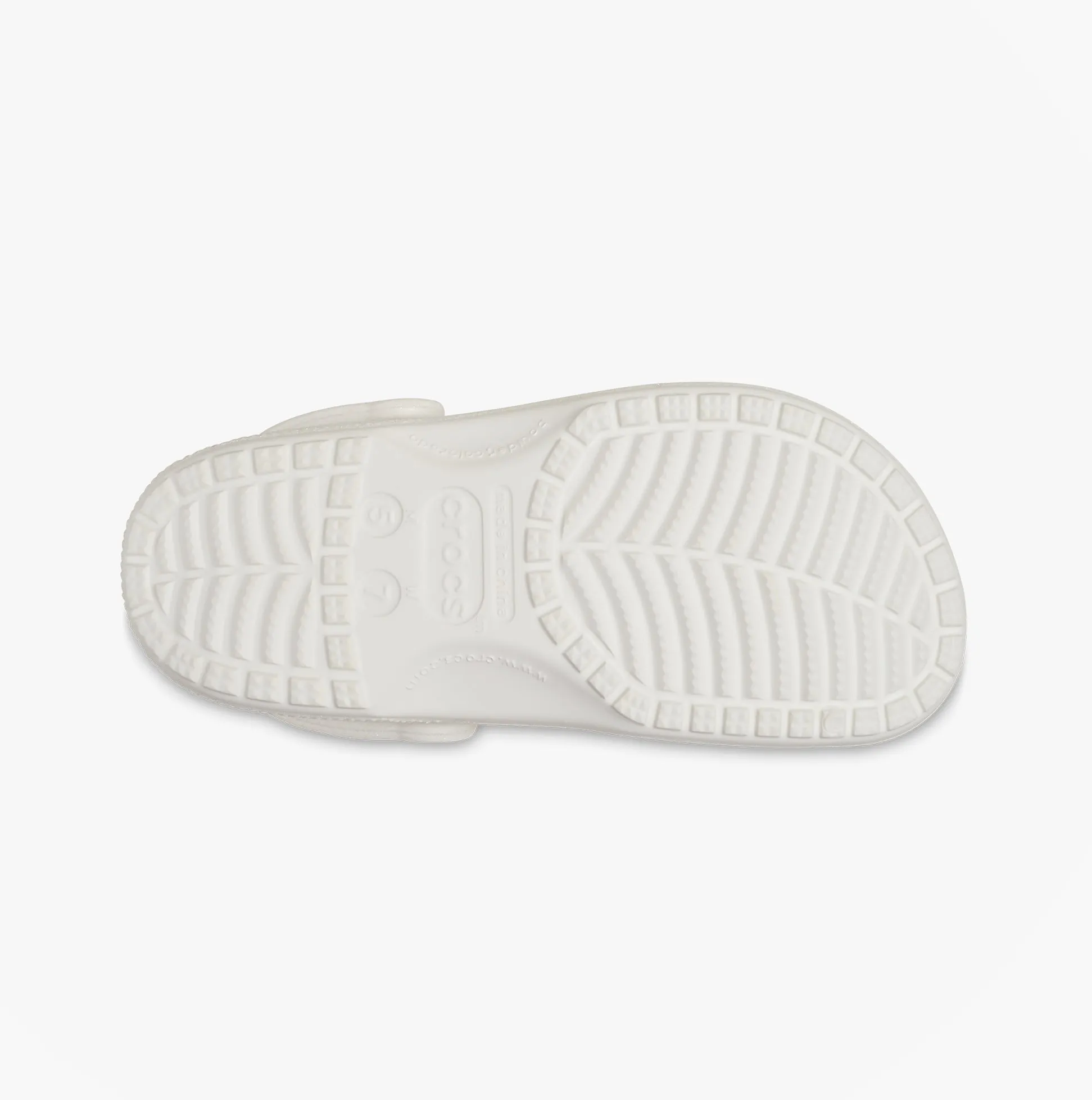 Crocs CLASSIC GLITTER Unisex Adults Clogs White sold by Shuperb product image thumbnail 5