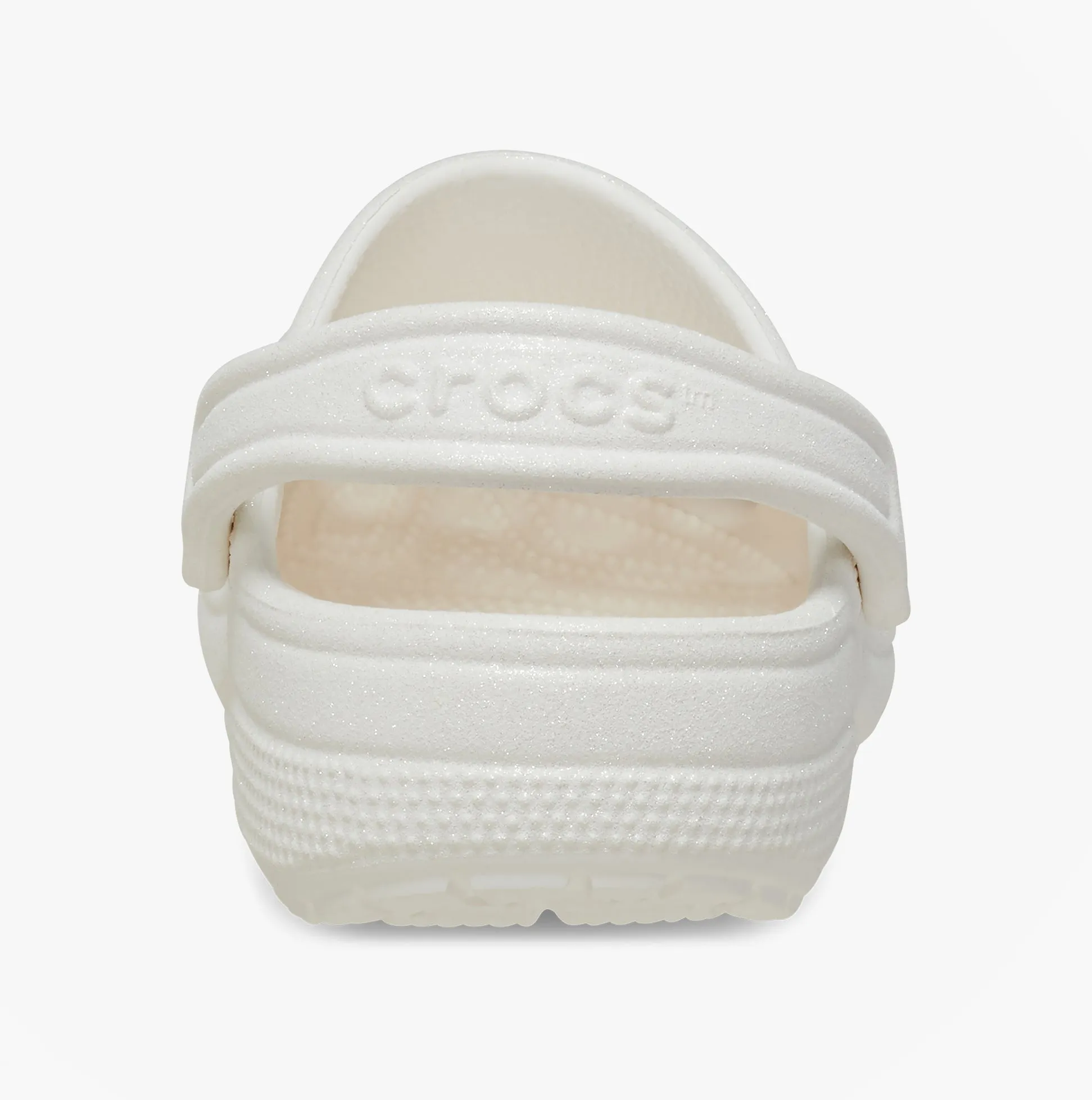 Crocs CLASSIC GLITTER Unisex Adults Clogs White sold by Shuperb product image thumbnail 3