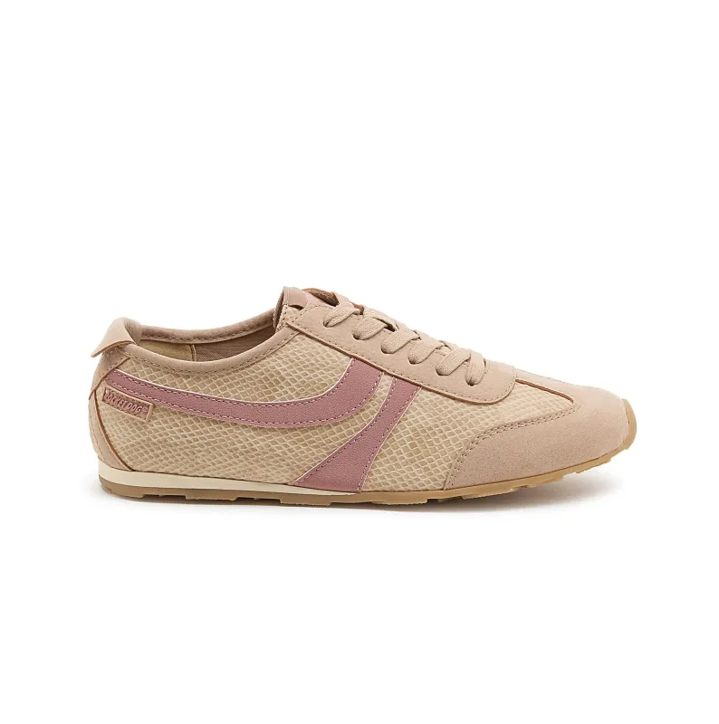 Rocket Dog DESTIN VULC Womens Casual Trainers Tan Snake/Combo made by Rocket Dog