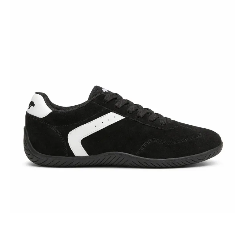 Rocket Dog RACE MICROFIBRE/PU Womens Casual Trainers Black made by Rocket Dog
