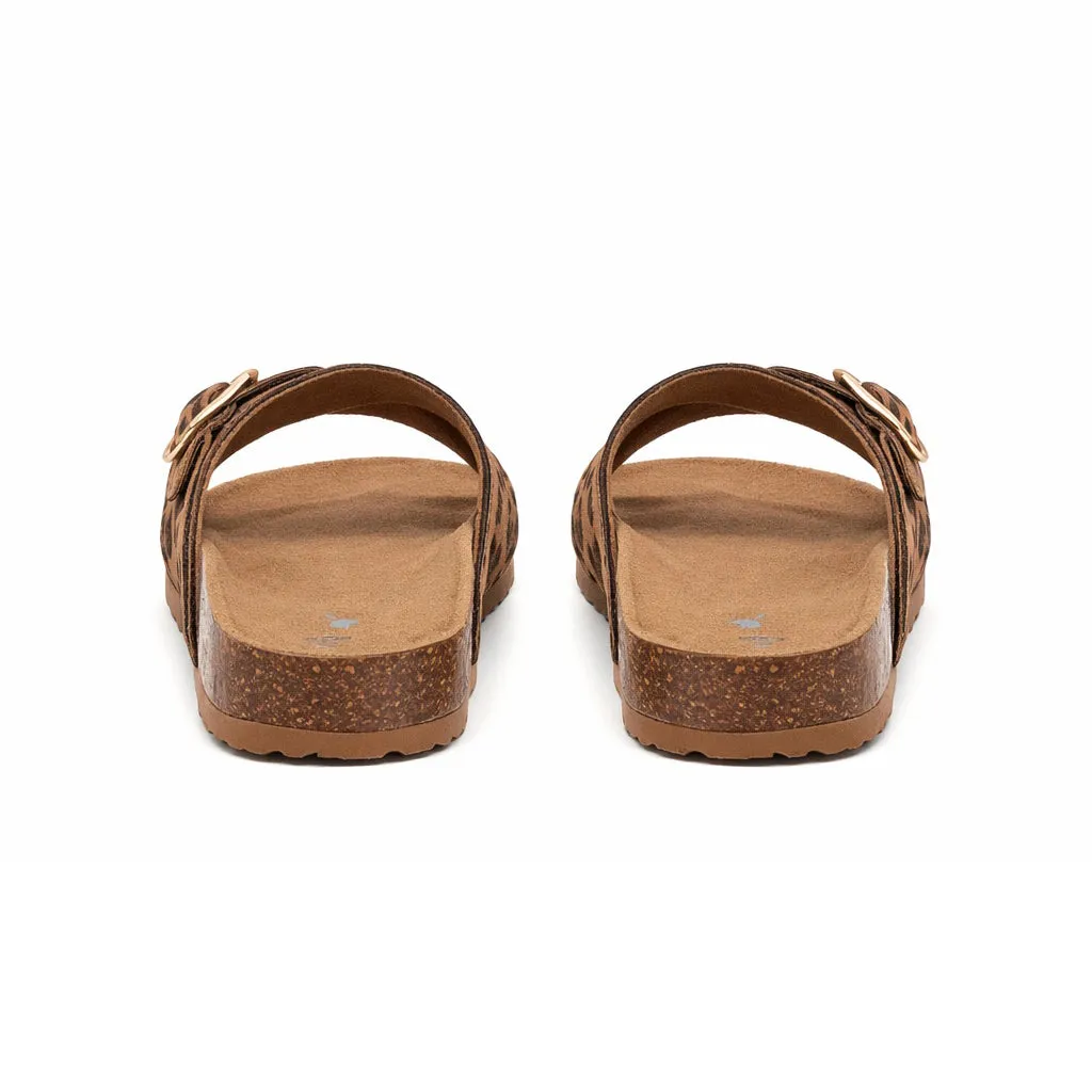 Rocket Dog ANNIE TIGG LEOPARD Womens Cross Strap Sandals Tan sold by Shuperb product image thumbnail 3