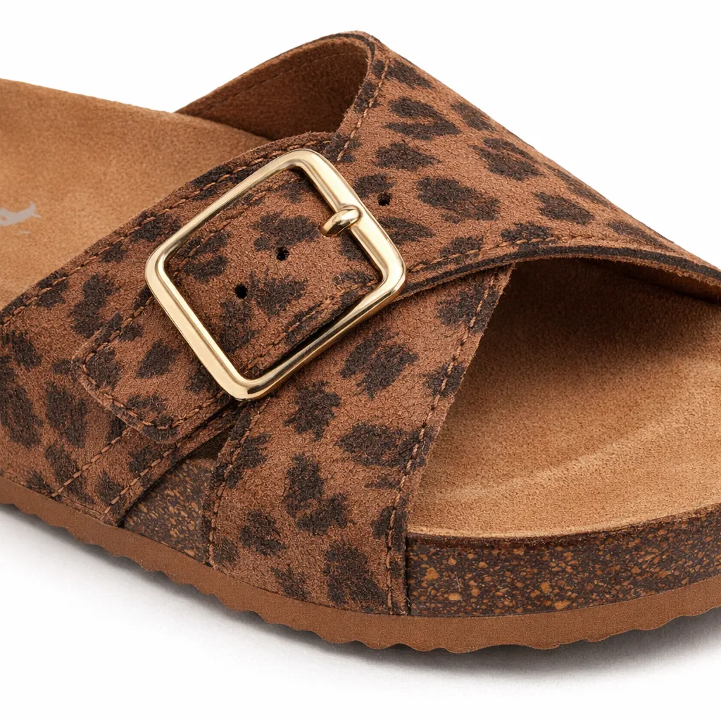 Rocket Dog ANNIE TIGG LEOPARD Womens Cross Strap Sandals Tan sold by Shuperb product image thumbnail 4