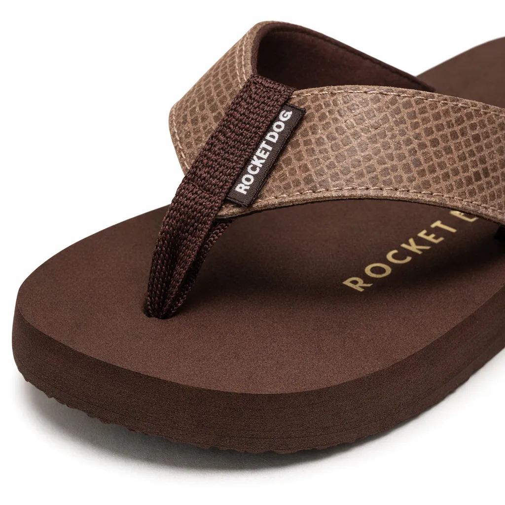 Rocket Dog ADIOS TONY SNAKE Womens Flip-flops Taupe sold by Shuperb product image thumbnail 4
