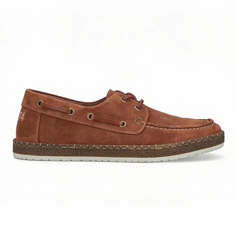 Rieker B5220 Mens Boat & Deck Shoes Brown made by Rieker