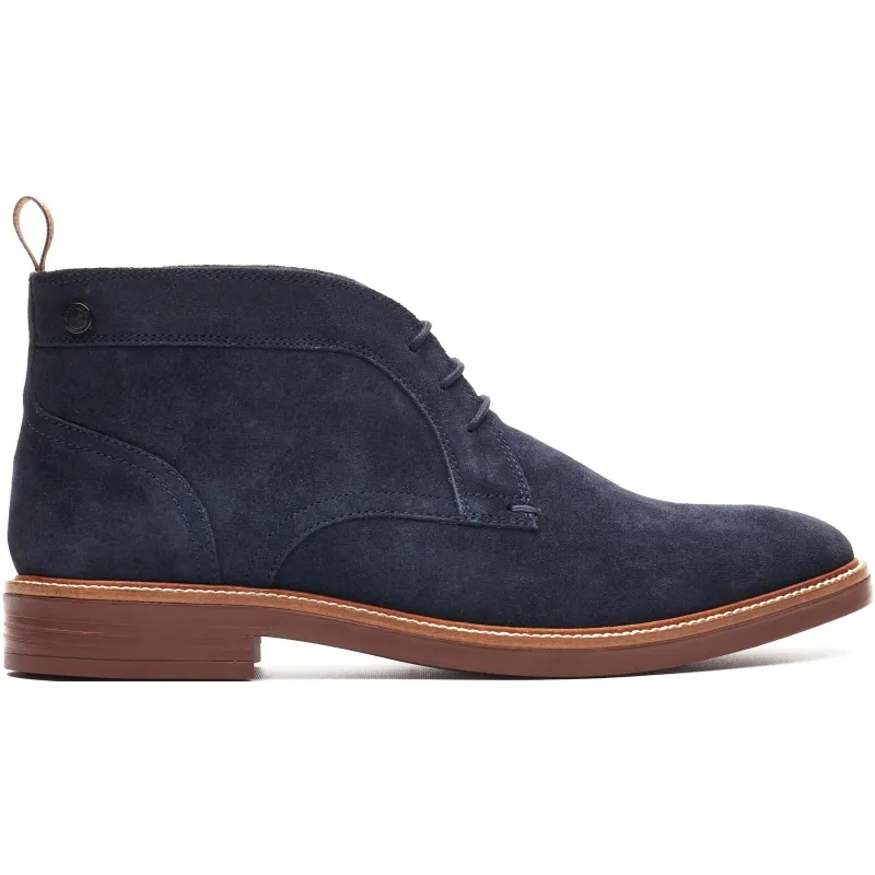 Base London LINCOLN Mens Chukka Boots Navy made by Base London