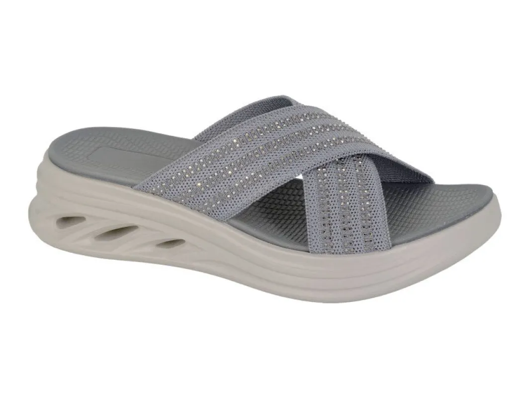 Cipriata ELINA Womens Mules Sandals Grey made by Shuperb