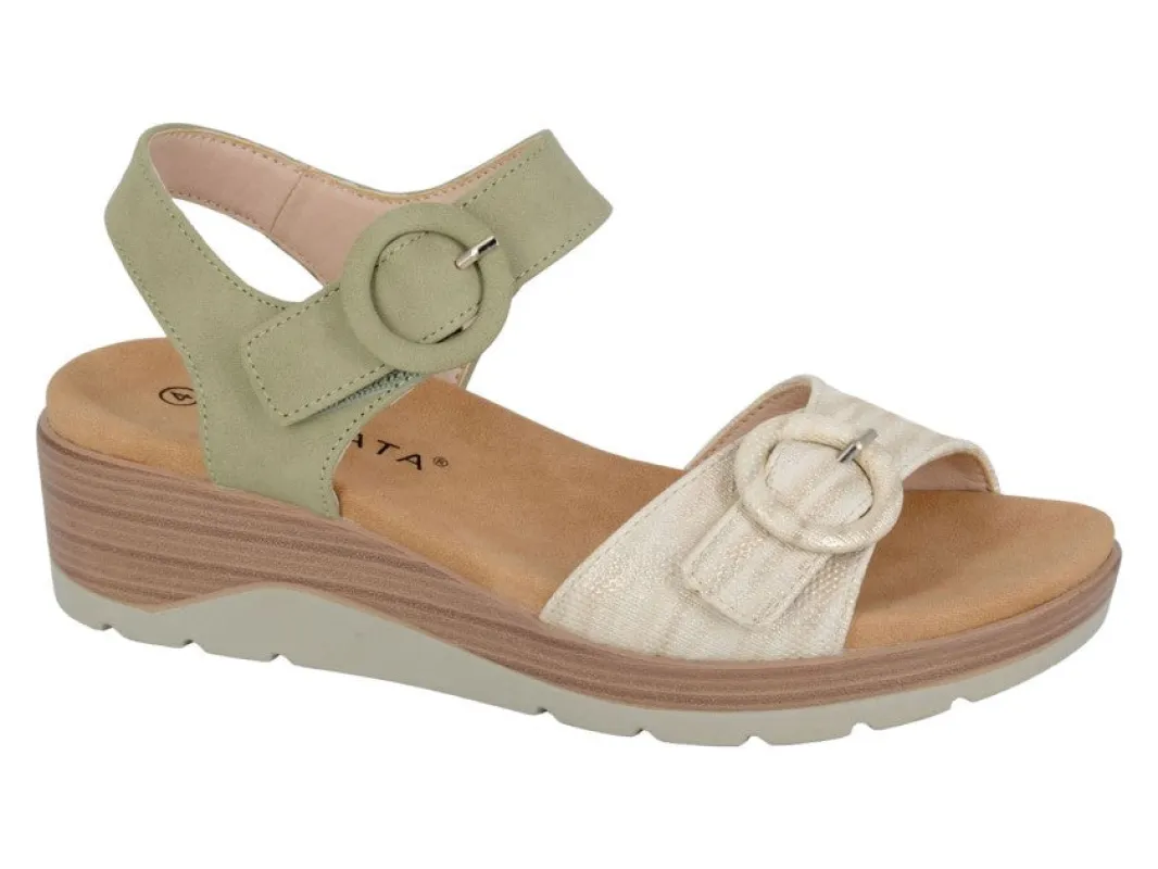 Cipriata FERA Womens Slingback Sandals Green made by Shuperb