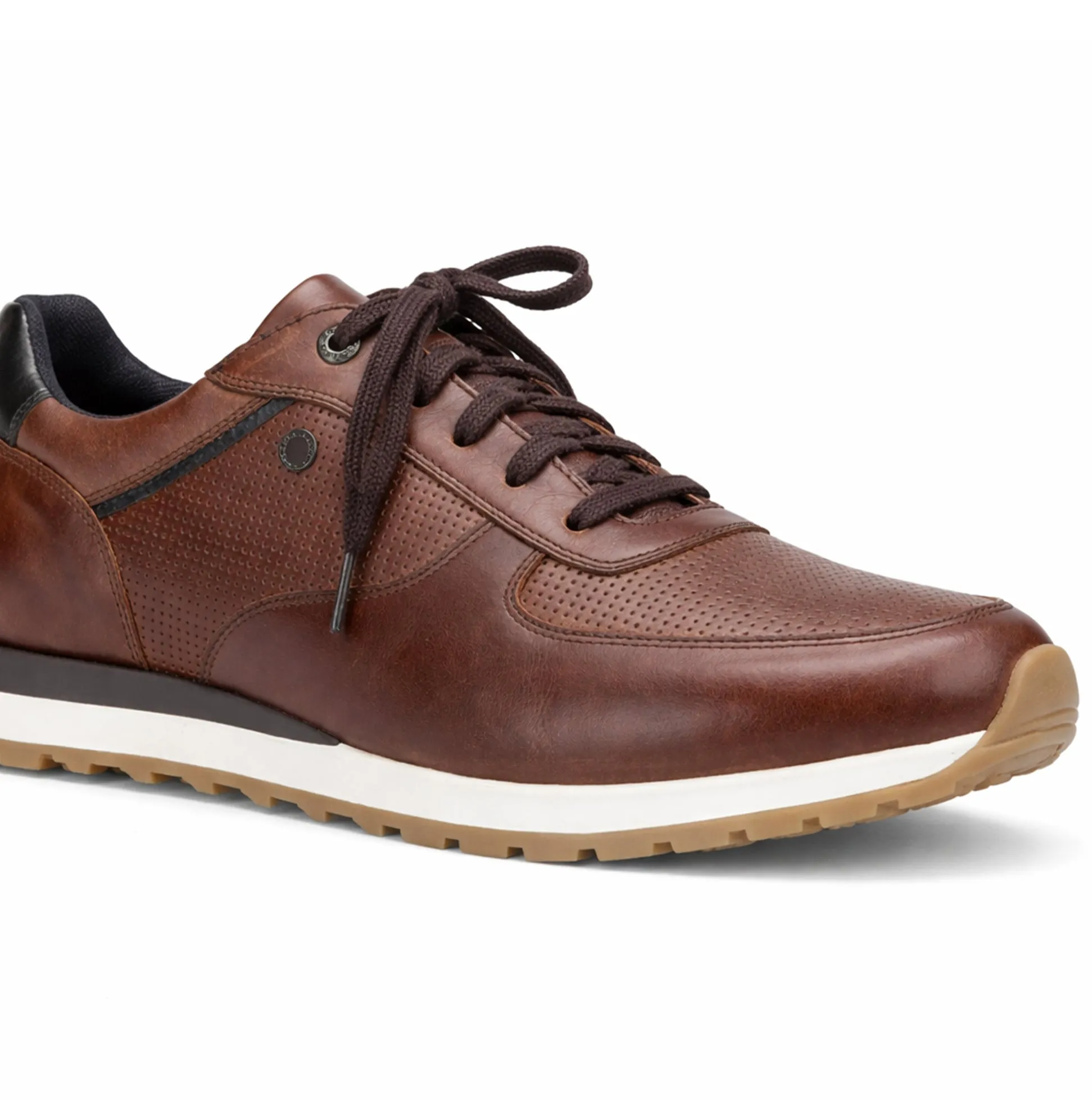 Base London LANCASTER Mens Casual Trainers Brown sold by Shuperb product image thumbnail 4