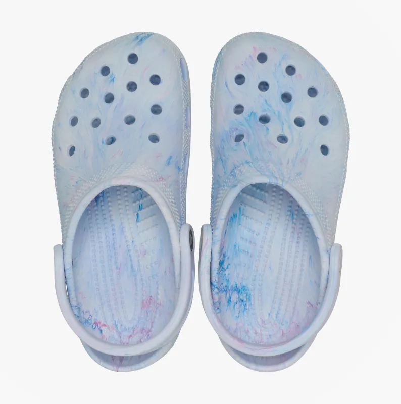 Crocs 211583 WATERCOLOR MARBLED Womens Clogs Oxygen Swirl made by Crocs