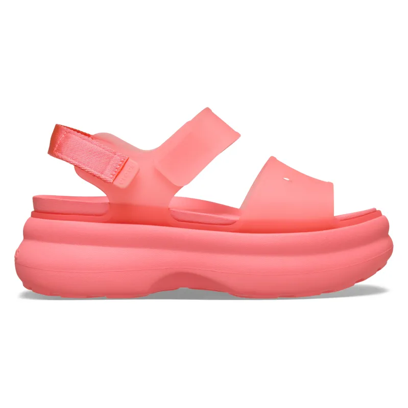 Crocs SOHO FROSTED Womens Platform  Sandals Guava made by Crocs