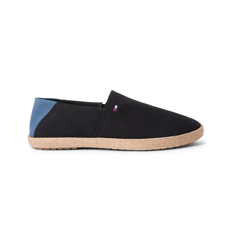 Tommy Hilfiger CORE HILFIGER Mens Espadrille Shoes Black made by Tommy Hilfiger