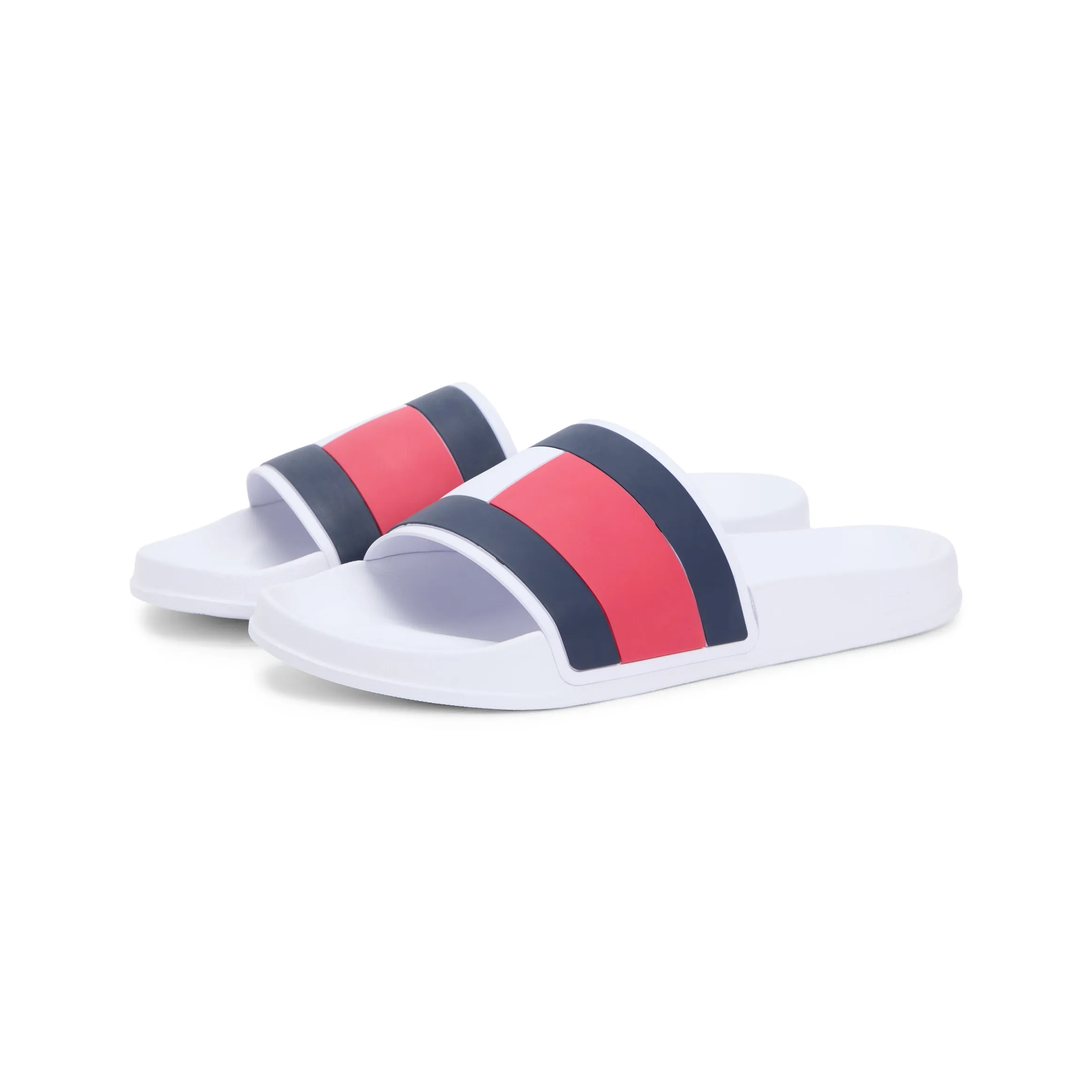 Tommy Hilfiger CORE HILFIGER FLAG POOL Mens Sliders White sold by Shuperb product image thumbnail 4