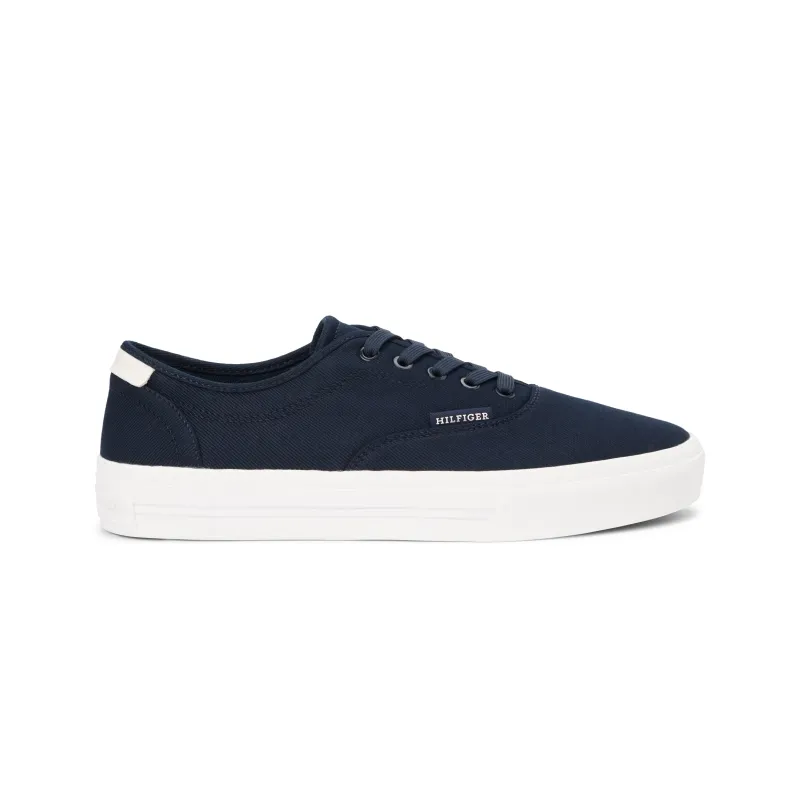 Tommy Hilfiger VULC CUP Mens Casual Trainers Desert Sky made by Tommy Hilfiger