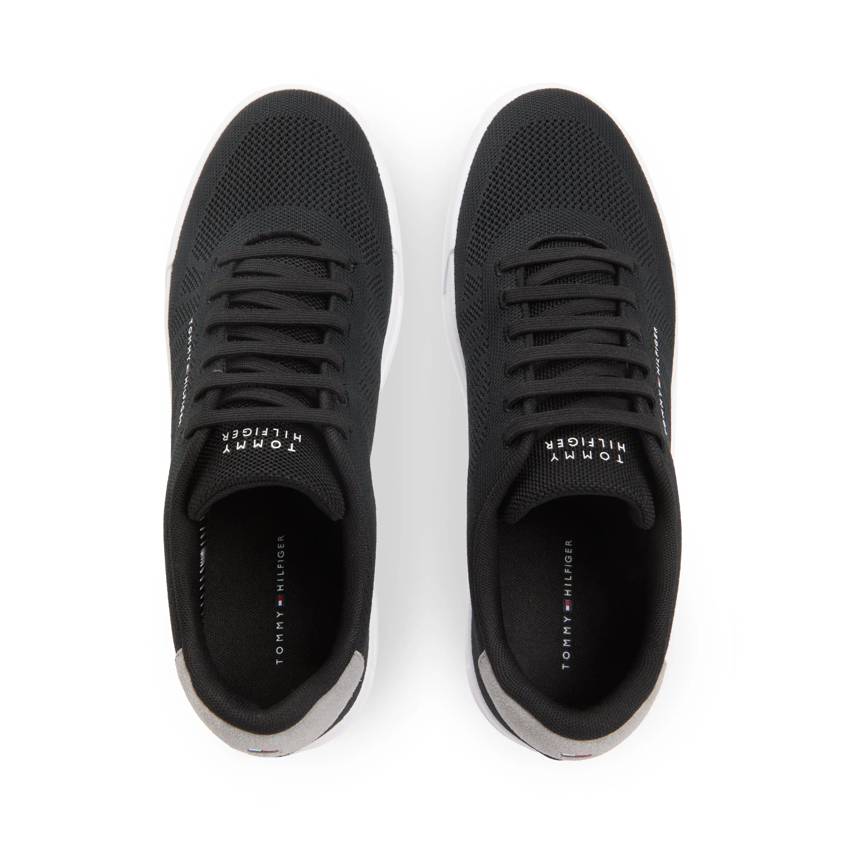 Tommy Hilfiger COURT KNIT Mens Court Trainers Black sold by Shuperb product image thumbnail 2