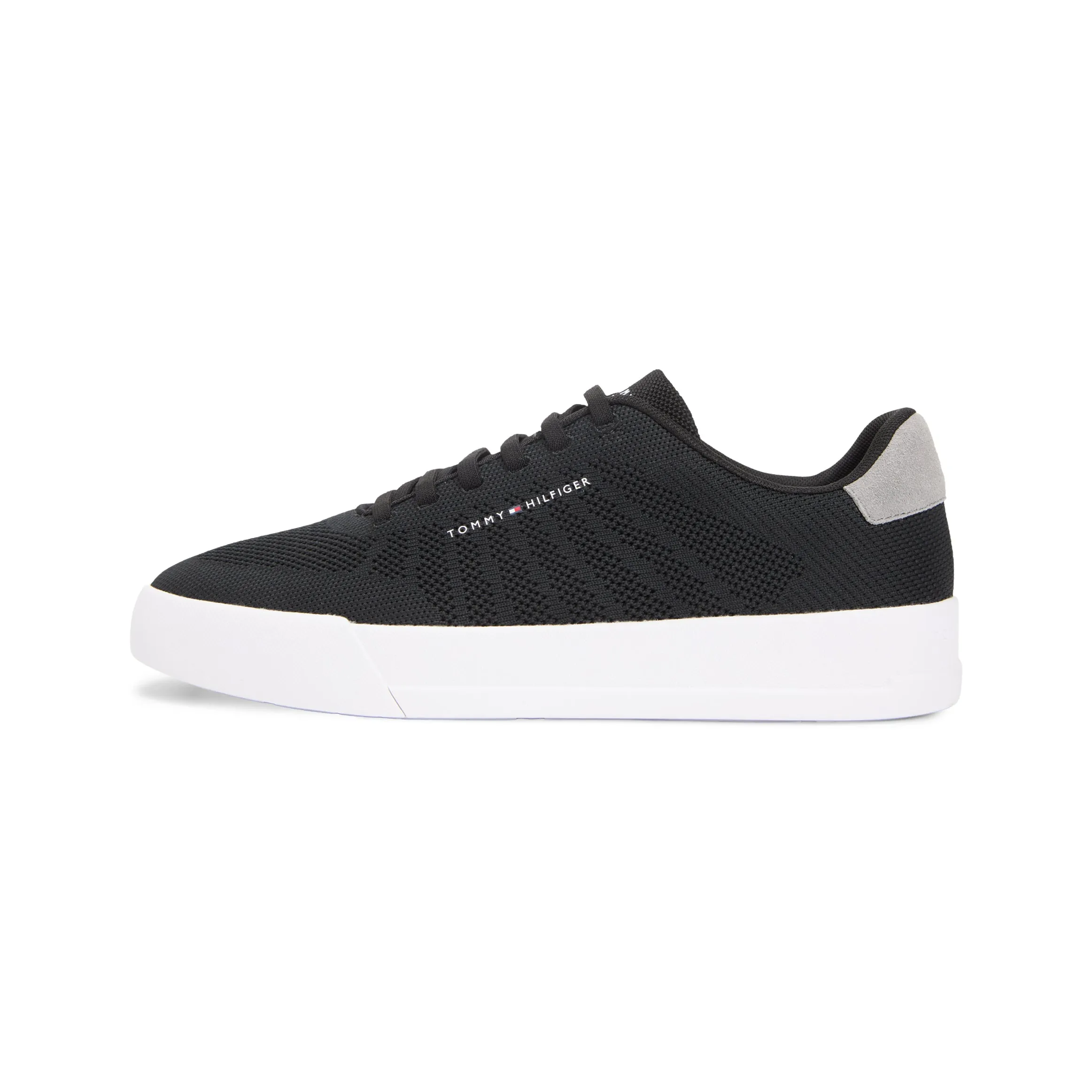 Tommy Hilfiger COURT KNIT Mens Court Trainers Black sold by Shuperb product image thumbnail 3