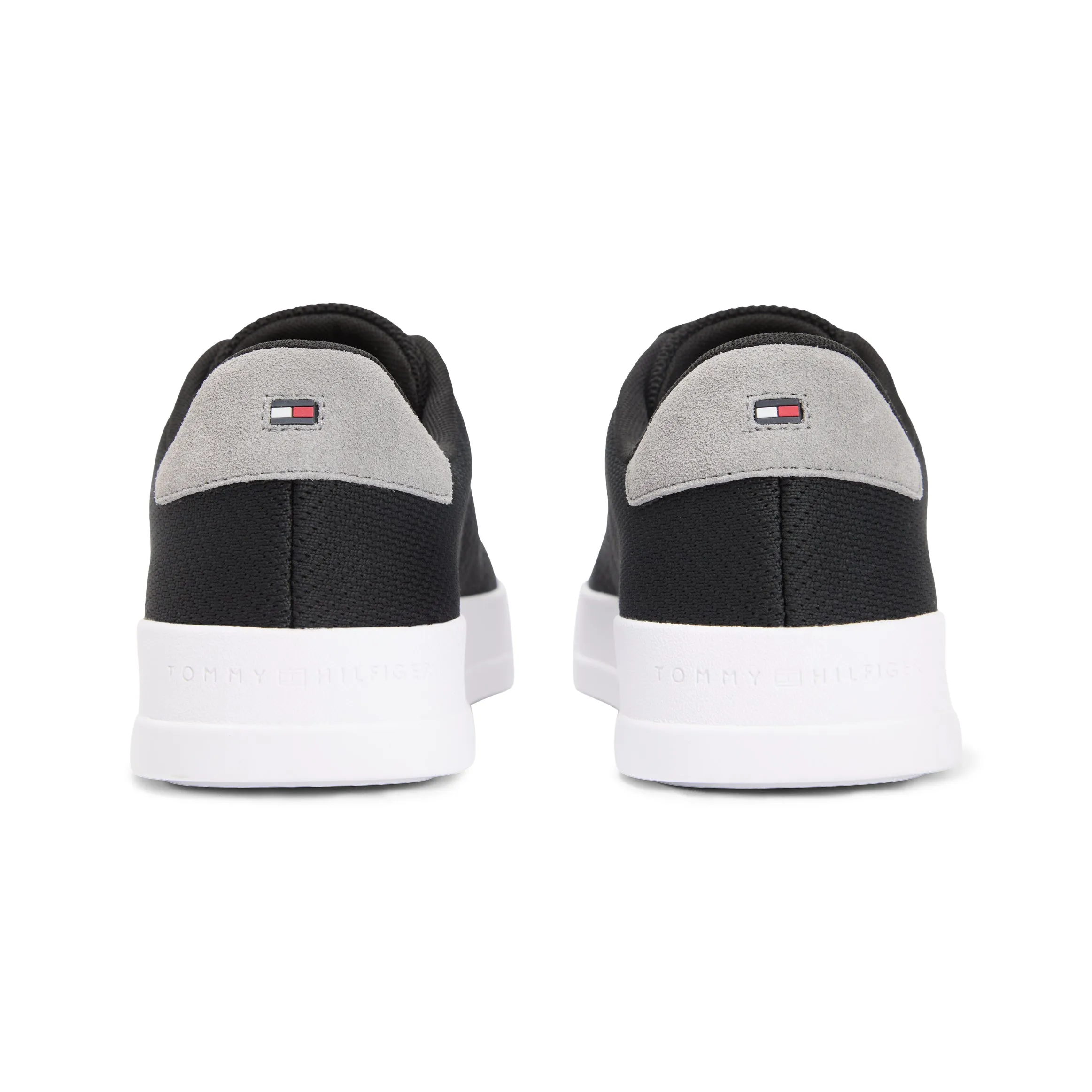 Tommy Hilfiger COURT KNIT Mens Court Trainers Black sold by Shuperb product image thumbnail 4