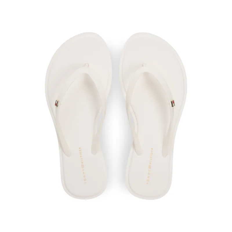 Tommy Hilfiger SCANDI SUMMER Womens Toe-Post Sandals Ecru made by Tommy Hilfiger