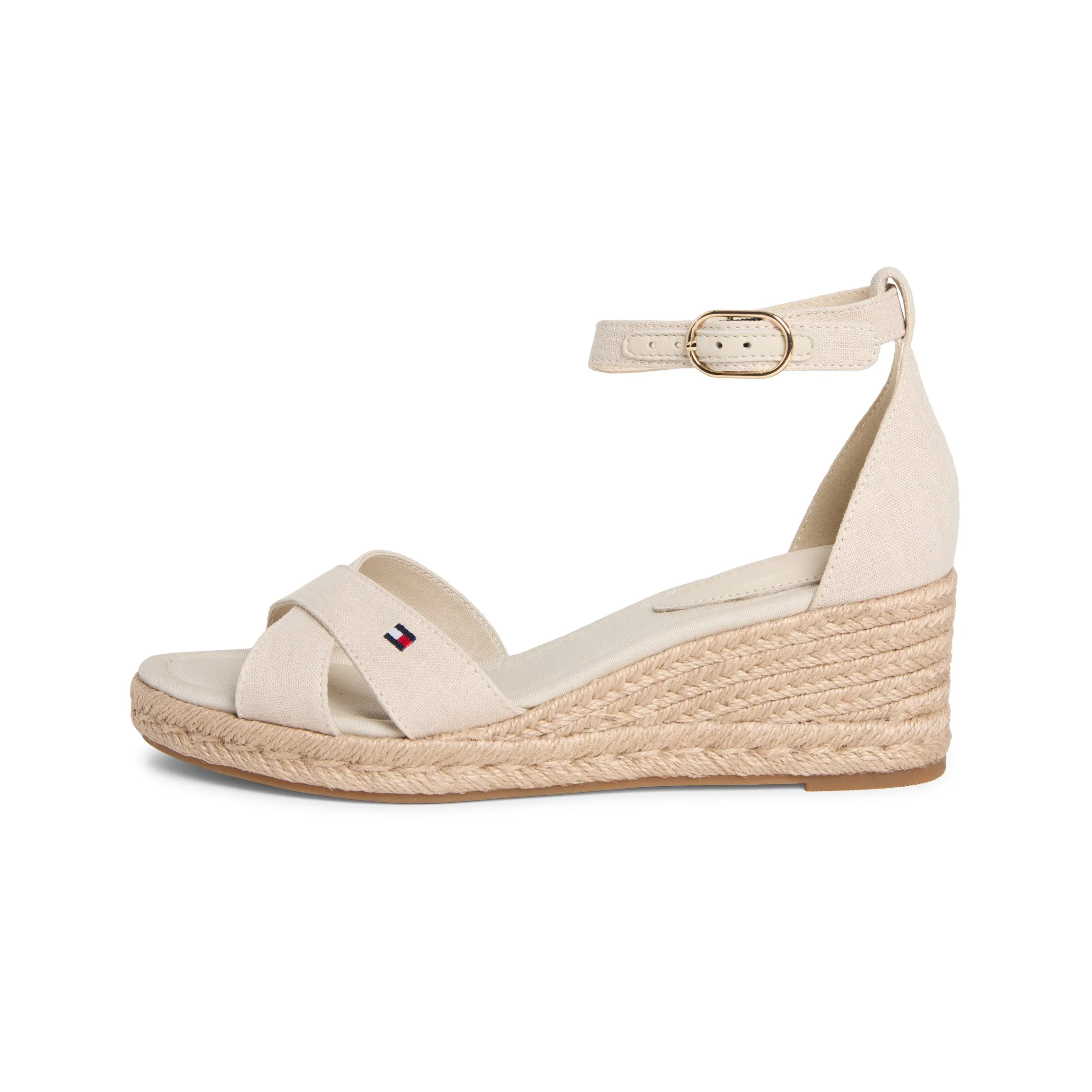 Tommy Hilfiger MID WEDGE Womens Wedge Sandals Classic Beige sold by Shuperb product image thumbnail 3