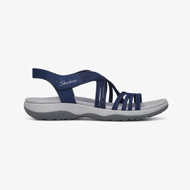 Skechers REGGAE SLIM - SUNNYSIDE 2.0 Womens Cross Strap Sandals Navy made by Skechers