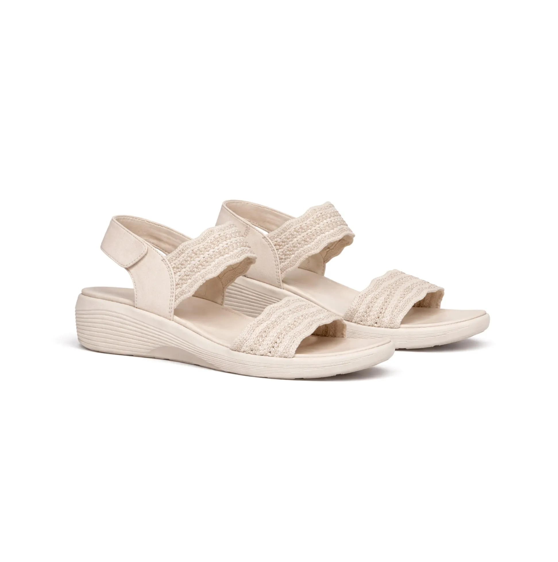 Skechers ARYA - FAVORITE FINDS Womens Ankle Strap Sandals Off White sold by Shuperb product image thumbnail 4