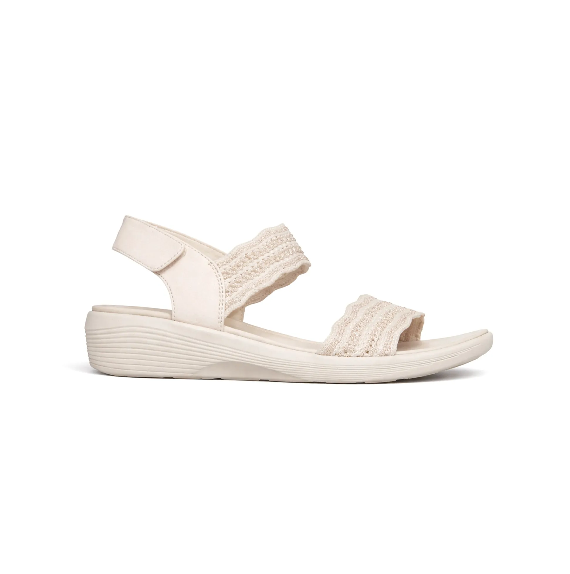 Skechers ARYA - FAVORITE FINDS Womens Ankle Strap Sandals Off White sold by Shuperb