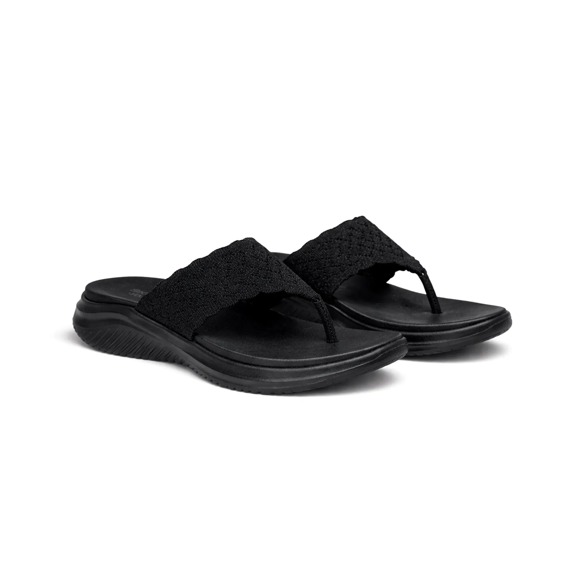 Skechers ULTRA FLEX 3.0 SANDAL-RHYTHM Womens Toe-Post Sandals Black sold by Shuperb product image thumbnail 3