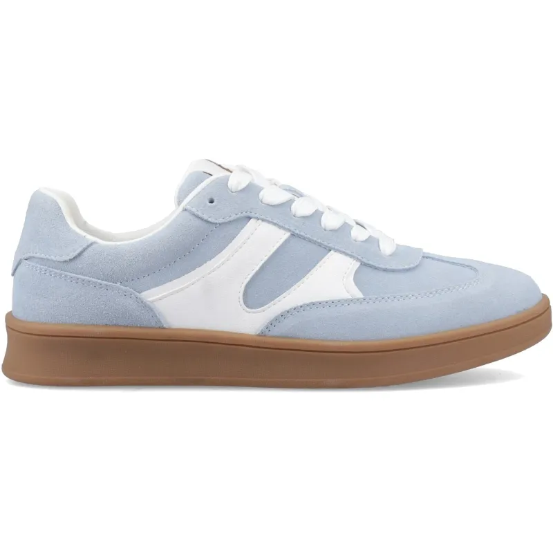 Hush Puppies MAURA Womens Casual Trainers Blue made by Hush Puppies