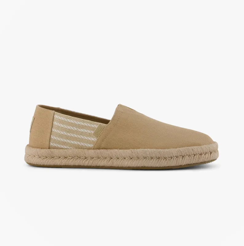 TOMS ALPARGATA ROPE 2.0 Mens Espadrille Shoes Beige made by Toms