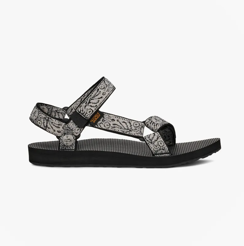 Teva ORIGINAL UNIVERSAL Womens Ankle Strap Sandals Windy Summer Black/ White made by Teva