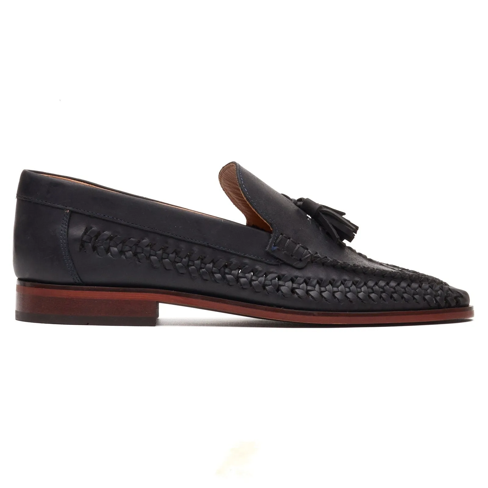 Base London BRACKEN Mens Loafer Shoes Navy sold by Shuperb