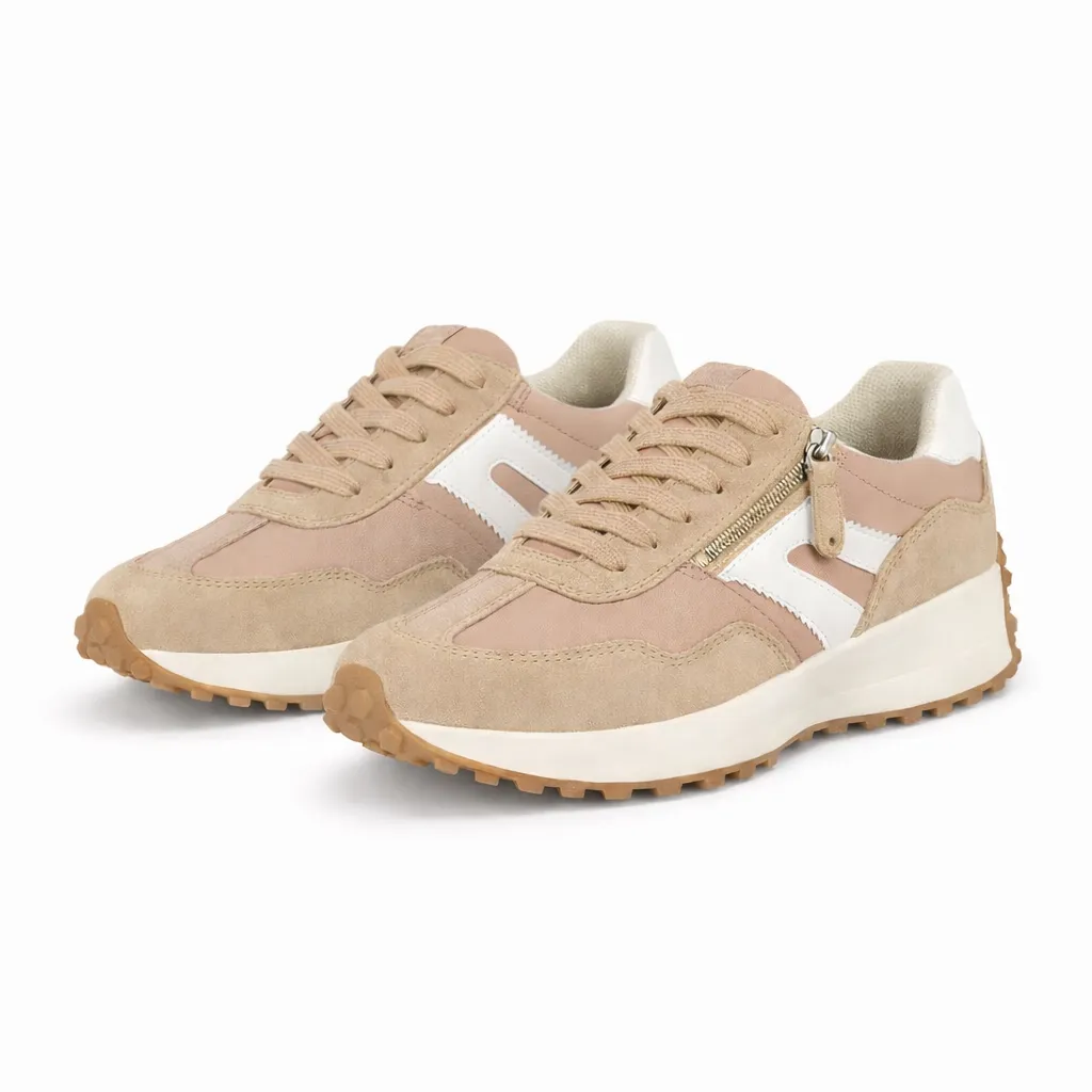 Cipriata FERRARA Womens Casual Trainers Light Taupe sold by Shuperb product image thumbnail 3