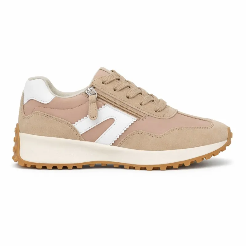 Cipriata FERRARA Womens Casual Trainers Light Taupe made by Shuperb