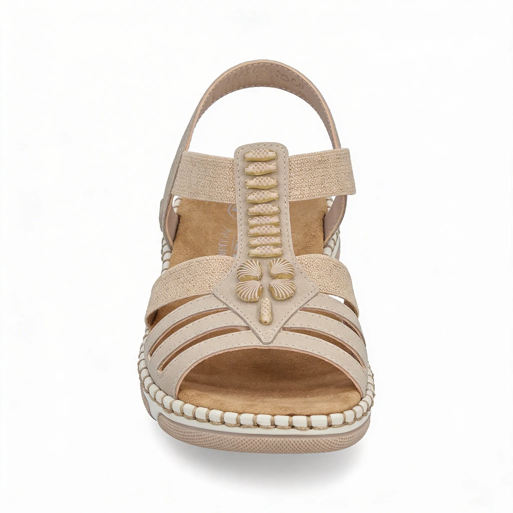 Rieker 66201 Womens Slingback Sandals Cream sold by Shuperb product image thumbnail 4