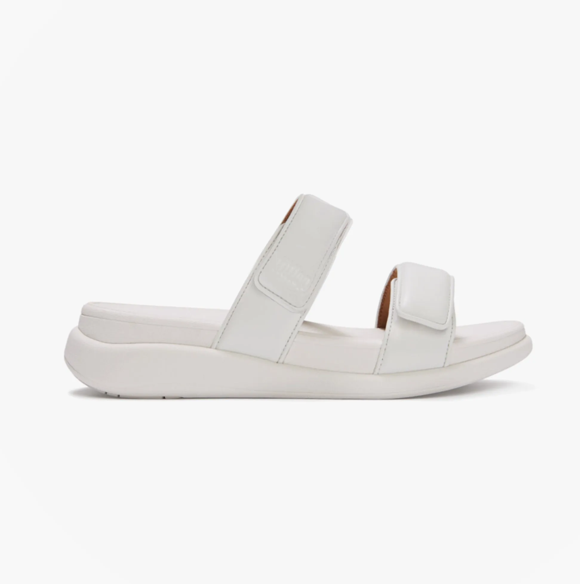 FitFlop F-MODE GO ADJUSTABLE Womens Mules Sandals Urban White sold by Shuperb