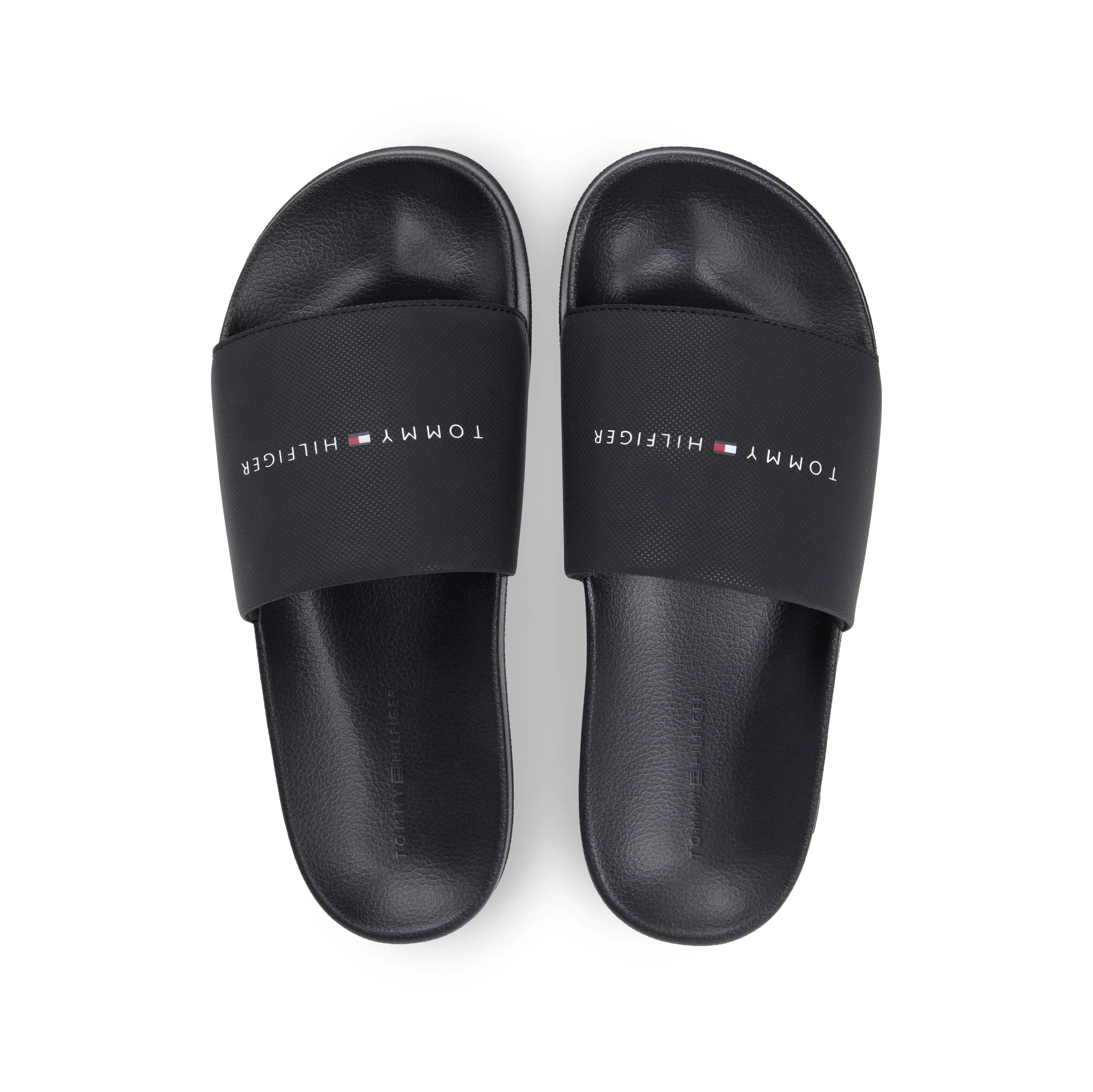Tommy Hilfiger CORE TOMMY HILFIGER Mens Sliders Black sold by Shuperb